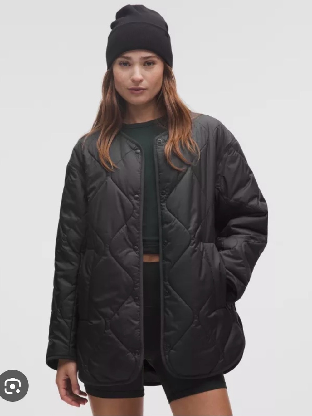 Lululemon Quilted Insulated Liner Jacket in Black